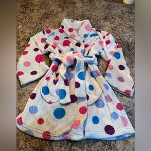 Little Girls Bath Robe Size Small (6-8)